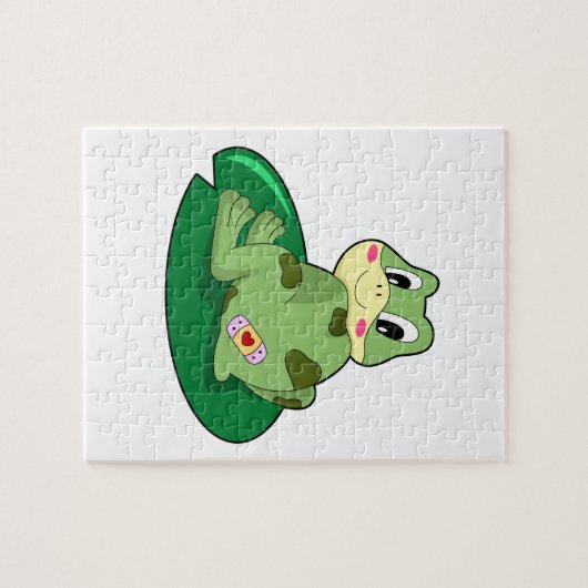 Frosch Leaf Heart Plaster Puzzle (Horizontal)