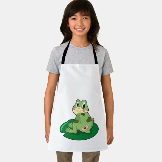 Frosch Leaf Heart Plaster Schürze (Insitu)