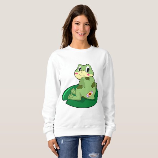 Frosch Leaf Heart Plaster Sweatshirt (Vorne ganz)