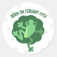 Frosch Leap Geburtstag 29. Februar Leapling Green