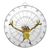 Frosch Leaping Funny Animal Dartscheibe (vorne)