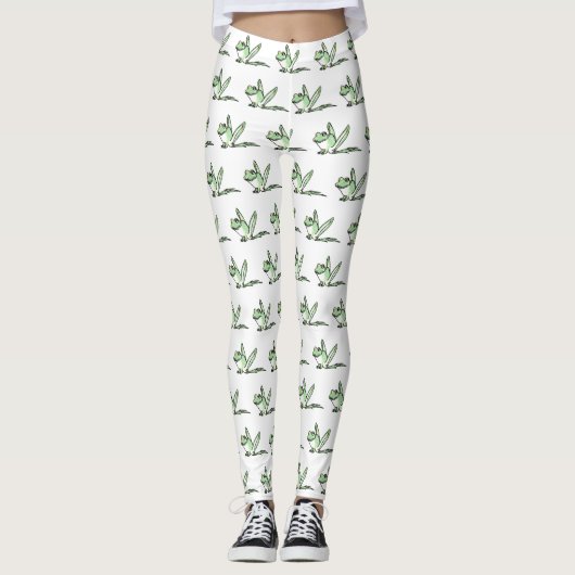 Frosch Leggings (Vorderseite)