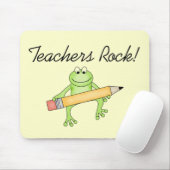 Frosch-Lehrer-Felsen T-Shirts und Gfits Mousepad (Mit Mouse)