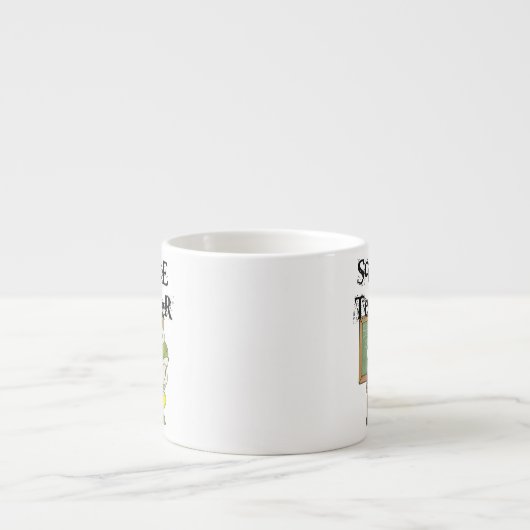 Frosch-Lehrer für Wissenschaft Espressotasse (Vorderseite)