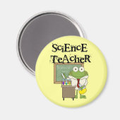 Frosch-Lehrer für Wissenschaft Magnet (Vorderseite/Rückseite)