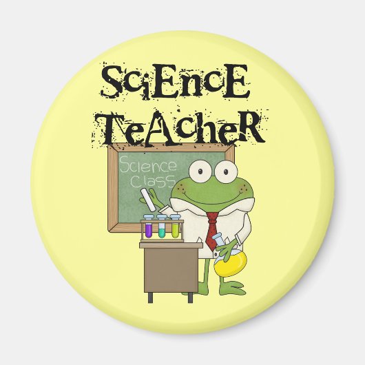 Frosch-Lehrer für Wissenschaft Magnet (Vorne)