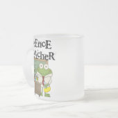 Frosch-Lehrer für Wissenschaft Mattglastasse (Vorderseite Links)