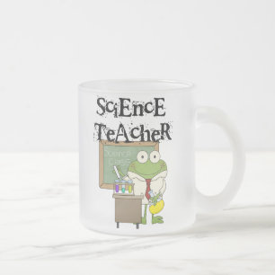 Frosch-Lehrer für Wissenschaft Mattglastasse