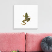 Frosch Leinwanddruck (Insitu (Wohnzimmer))