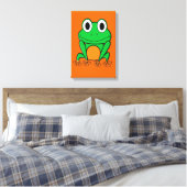 Frosch Leinwanddruck (Insitu (Schlafzimmer))