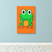 Frosch Leinwanddruck (Insitu (Holzboden))