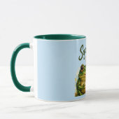 Frosch-Lemonentasse "Den Tag ausquetschen" Tasse (Links)