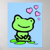Frosch Liebe Poster (Vorne)