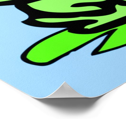 Frosch Liebe Poster (Ecke)