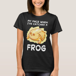 Frosch Liebe Toad Frog Fangjäger Amphibienfang T-Shirt
