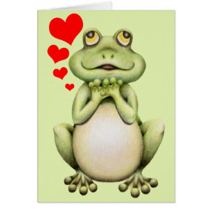Frosch-Liebe-Zeichnen