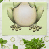 Frosch-Liebe-Zeichnen Handtuch (Gefaltet)