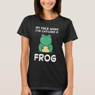 Frosch Liebt Kröte Frosch Fänger Jäger Amphibie Fa T-Shirt