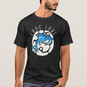 Frosch Liebt Kröte Froschfänger Jäger Amphibie Fan T-Shirt