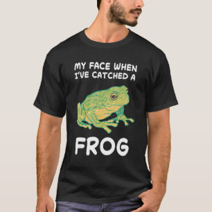 Frosch Liebt Kröte Froschfänger Jäger Amphibien Fa T-Shirt