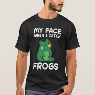Frosch Liebt Kröte Froschfänger Jäger Amphibienfan T-Shirt