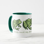 Frosch liebt Mug Tasse (Vorderseite Links)