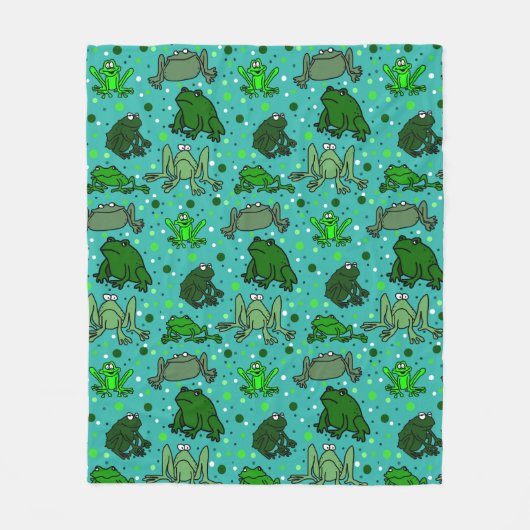 Frosch Lover Fleece Blanket (Vorderseite)