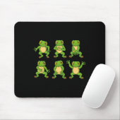 Frosch Lover Kinder Niedliche Tanzfrosche Mousepad (Mit Mouse)