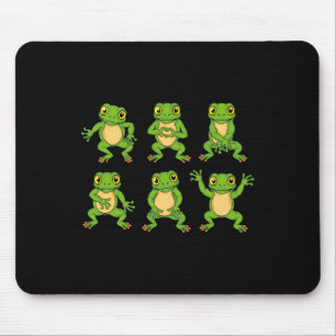 Frosch Lover Kinder Niedliche Tanzfrosche Mousepad