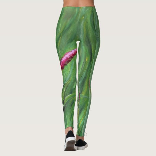 Frosch Magic Spaß Wasserfarbe Froschige Leggings (Rückseite)