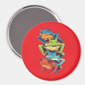 Frosch Magnet (Vorderseite/Rückseite)