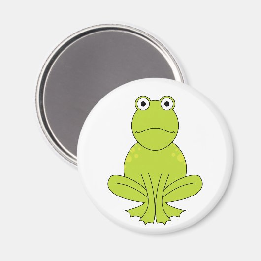 Frosch Magnet (Vorderseite/Rückseite)