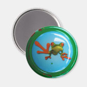 Frosch Magnet (Vorderseite/Rückseite)