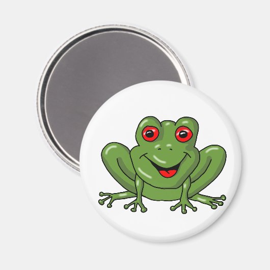 Frosch Magnet (Vorderseite/Rückseite)