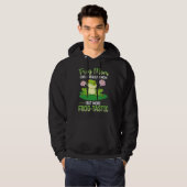 Frosch Mama Jagd Design Toad Gigger Frog Catcher F Hoodie (Vorne ganz)