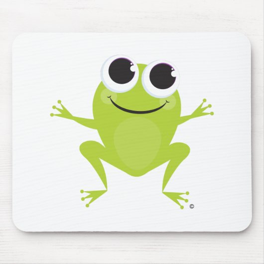 Frosch-Mausunterlage Mousepad (Vorne)