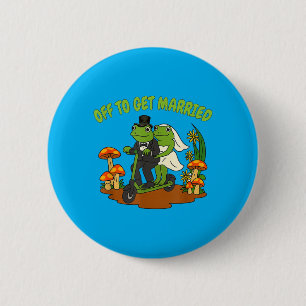 Frosch Meme Hochzeit Junggesellinnenabschied Heira Button
