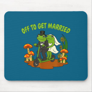 Frosch Meme Hochzeit Junggesellinnenabschied Party Mousepad