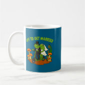 Frosch Meme Hochzeit Junggesellinnenabschied wird Kaffeetasse (Links)