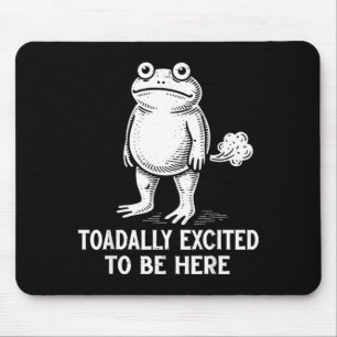 Frosch Meme Lustiger Kröte Total Ausgeflippt Hier Mousepad