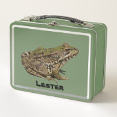 Frosch Metall Brotdose (Vorderseite)
