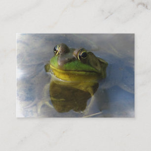 Frosch mit ATC Attitude Visitenkarte