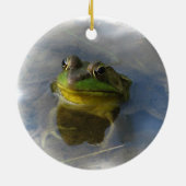 Frosch mit Attitude Keramikornament (Hinten)