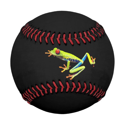 Frosch, Mit Augen gestrichen Baseball (Vorderseite)