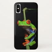 Frosch, Mit Augen gestrichen Case-Mate iPhone Hülle (Rückseite)