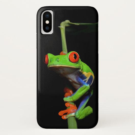 Frosch, Mit Augen gestrichen Case-Mate iPhone Hülle (Rückseite)