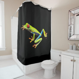 Frosch, Mit Augen gestrichen Duschvorhang