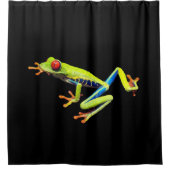 Frosch, Mit Augen gestrichen Duschvorhang (Vorderseite)