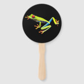 Frosch, Mit Augen gestrichen Fächer (Vorderseite)