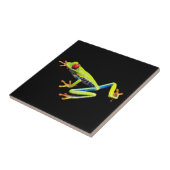 Frosch, Mit Augen gestrichen Fliese (Seite)
